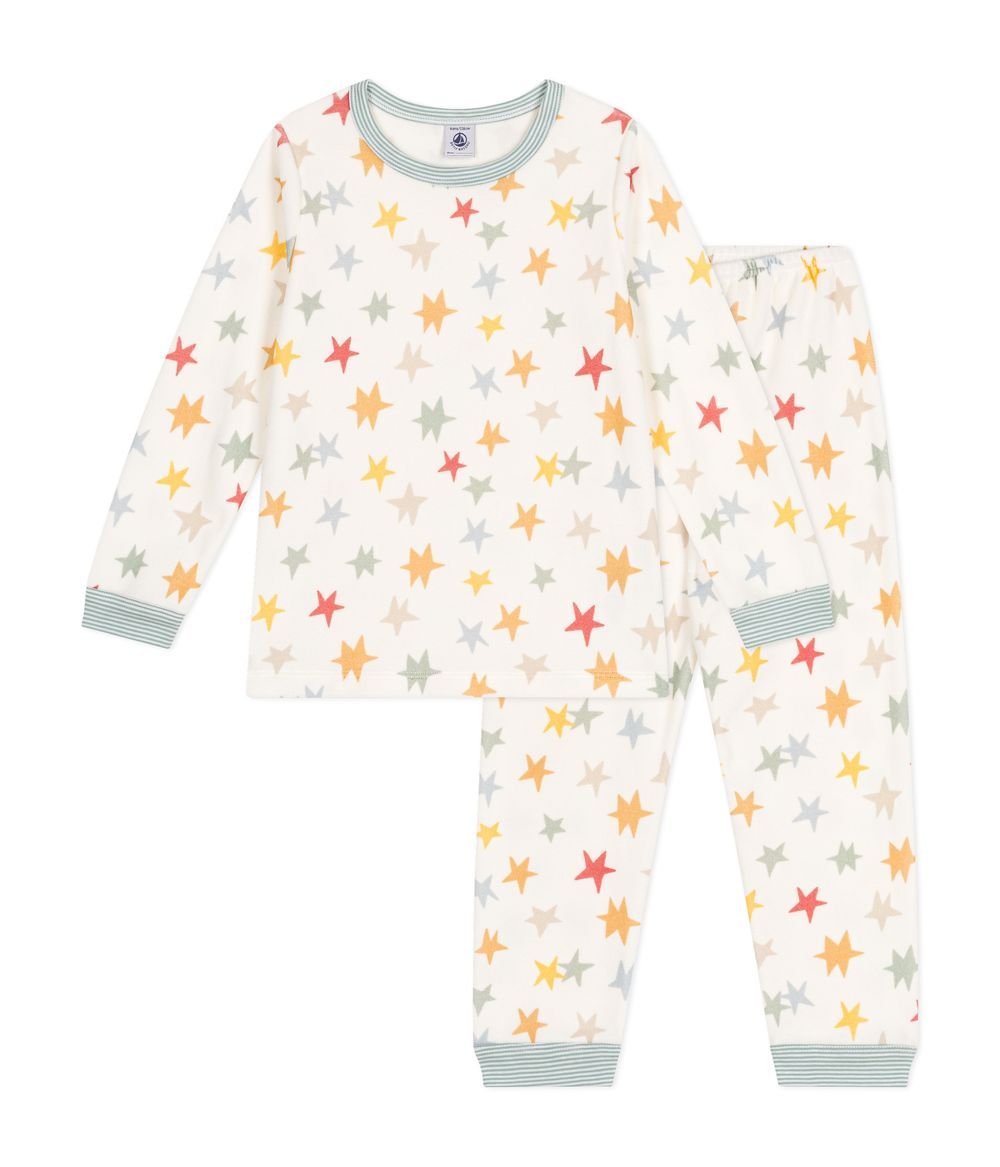 Petit Bateau - 2pc-Set - Star Printed Pyjama