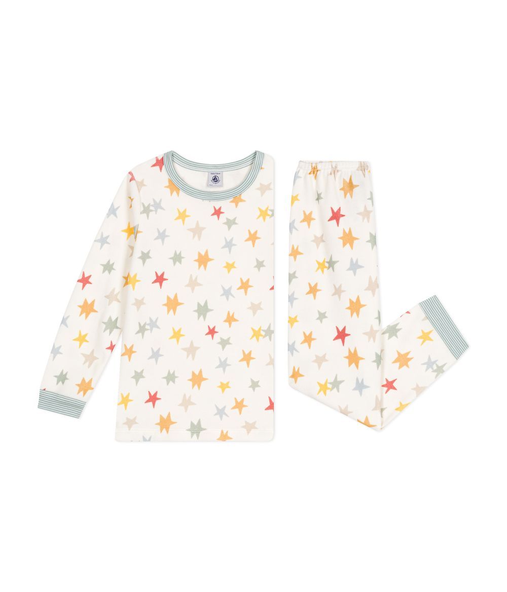 Petit Bateau - 2pc-Set - Star Printed Pyjama