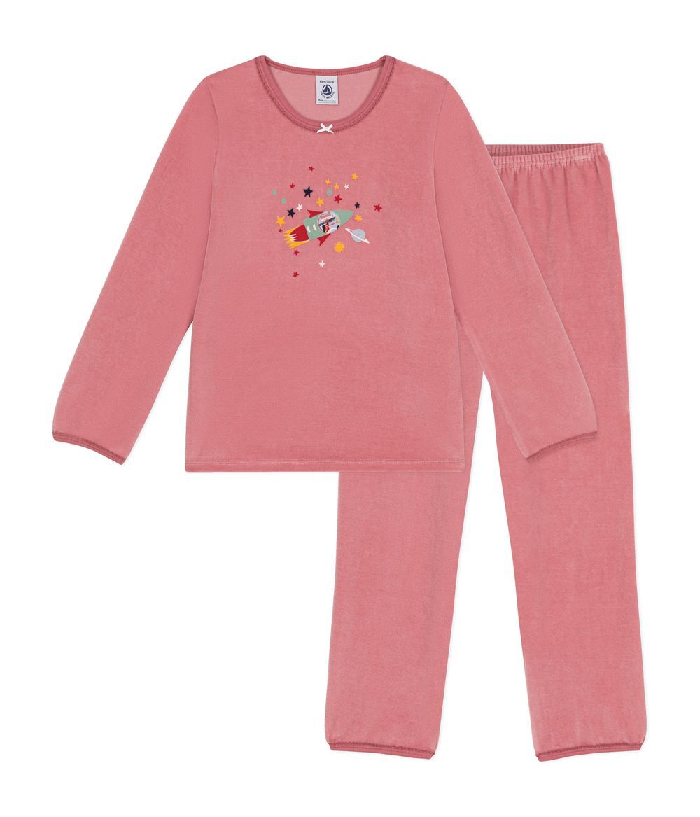 Petit Bateau - 2pc-Set - Cotton Pyjama - Rosewood Pink