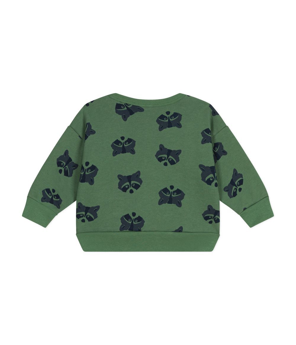 Petit Bateau - Babies' Fleece Sweatshirt - Palmeraie