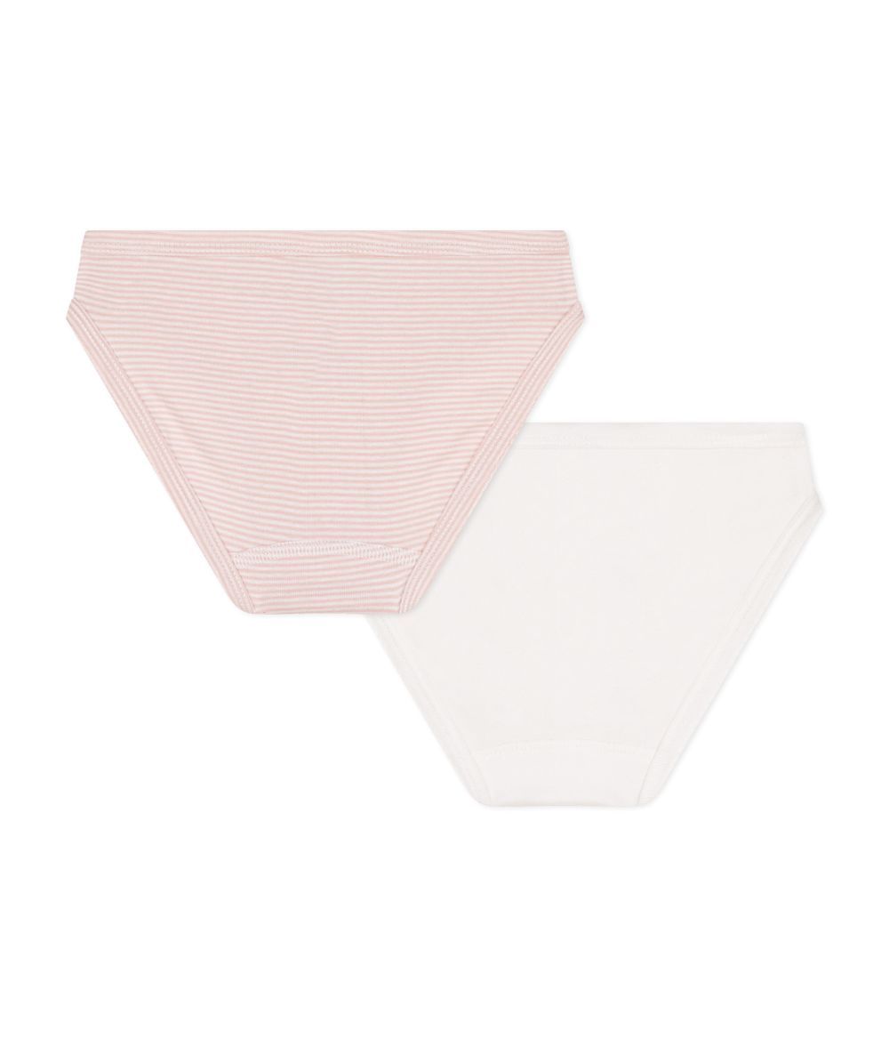 PETIT BATEAU - Children's Cotton Knickers Pack Of 2 - Set 1