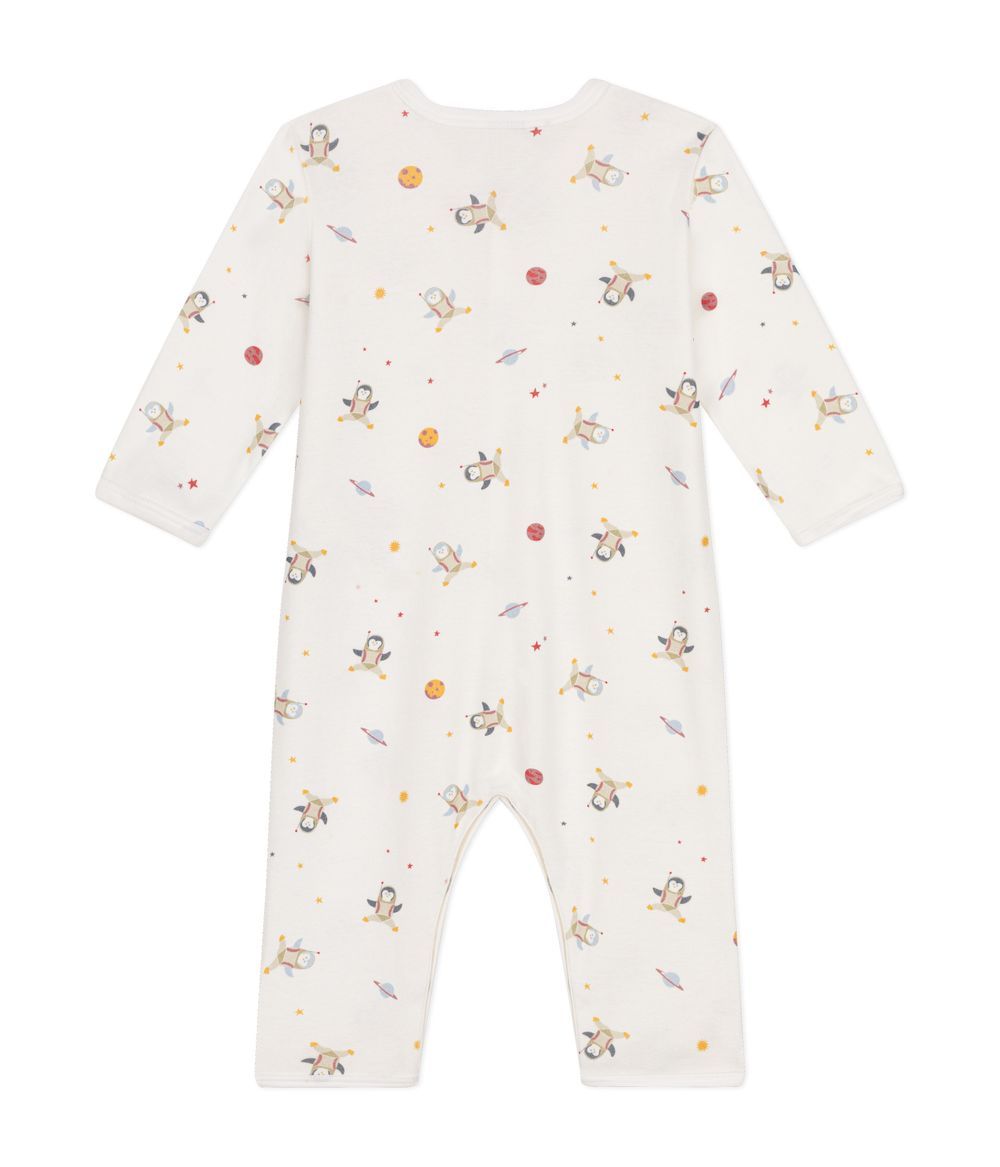 Petit Bateau - Babies' Footless Cotton Pyjamas - Marshmallow White