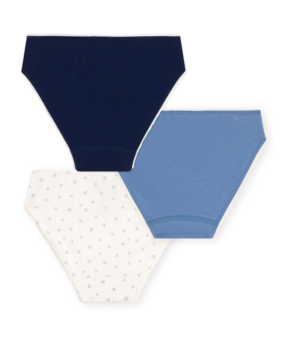 PETIT BATEAU - Girls' Knickers Pack Of 3 - Set 1