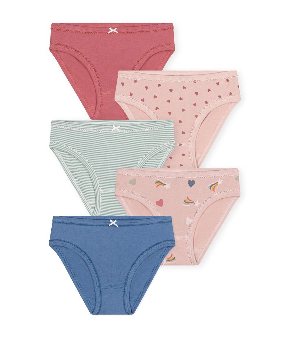 Petit Bateau - 5pc-Set - Girls Underwear