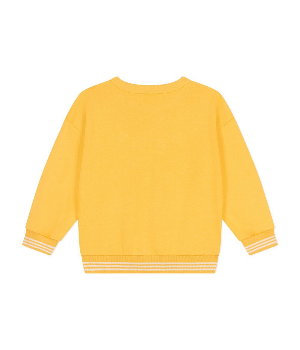 Petit Bateau - Fleece Sweatshirt For Girls Or Boys - Yellow