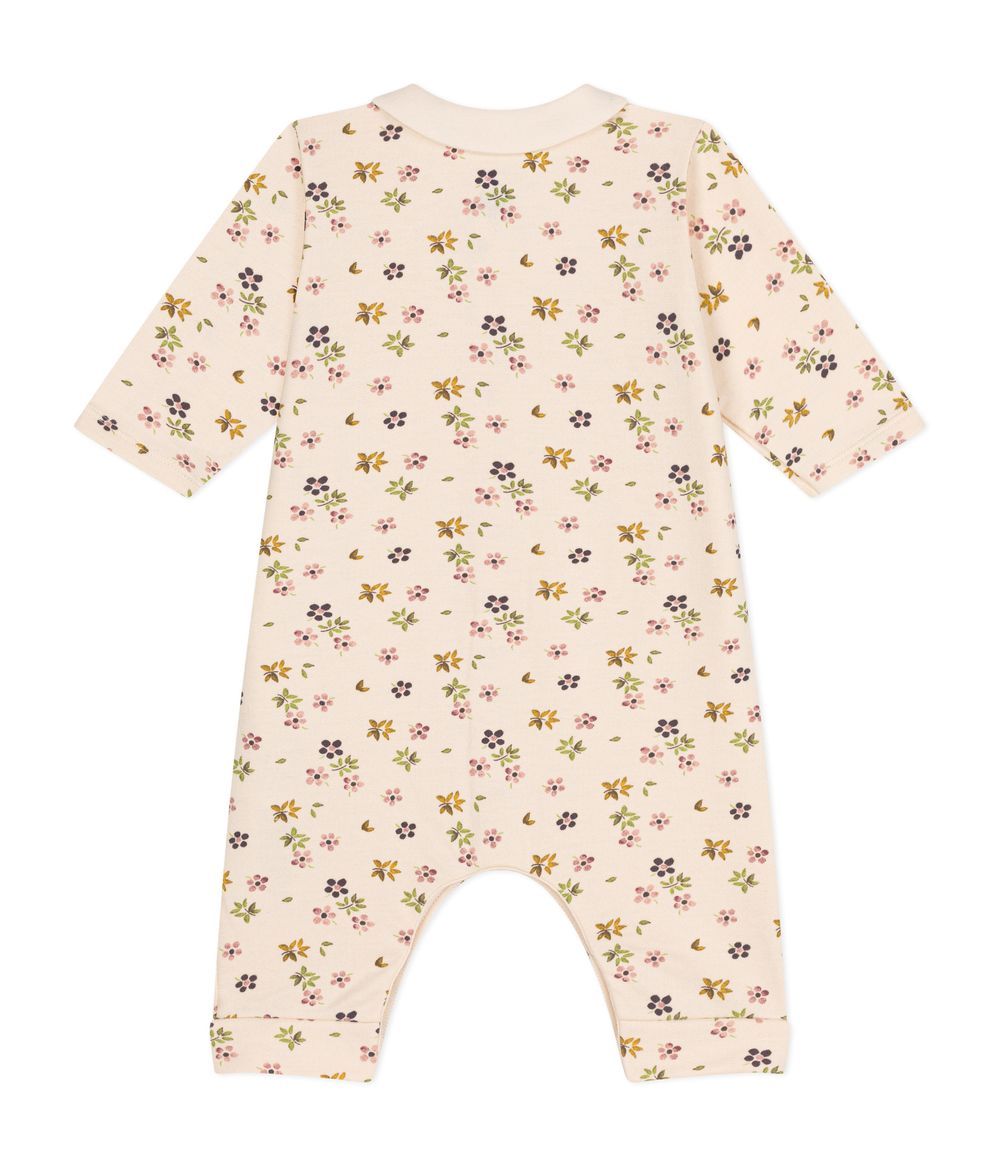 Petit Bateau - Babies' Long Fleece Jumpsuit