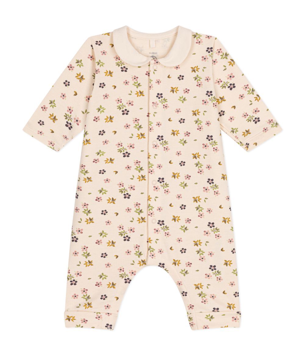 Petit Bateau - Babies' Long Fleece Jumpsuit