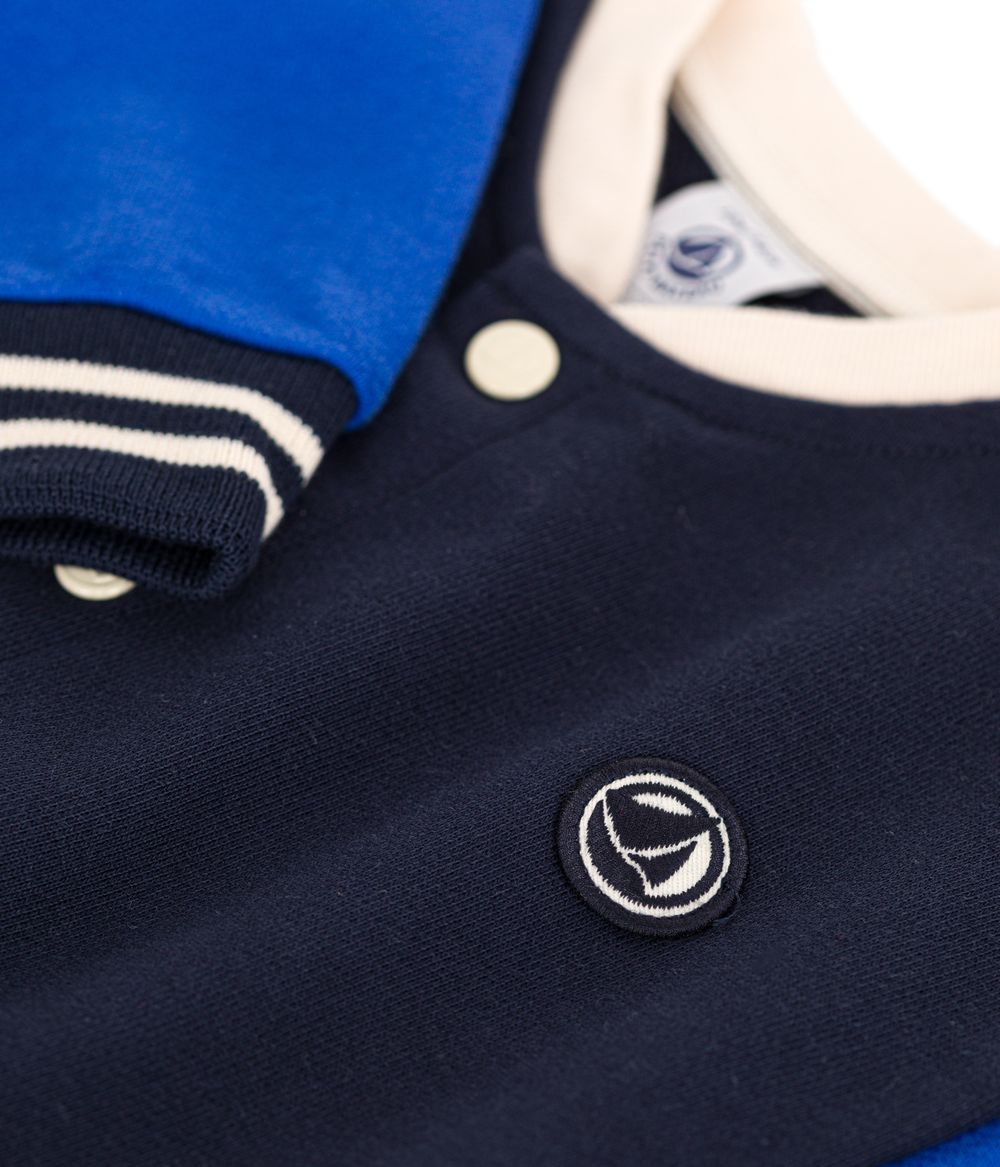 Petit Bateau - Varsity-Style Jacket - Fleece