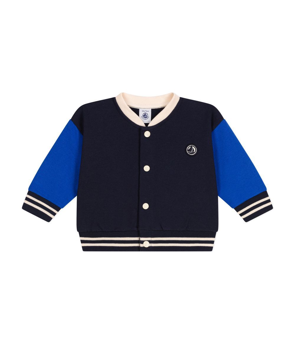 Petit Bateau - Varsity-Style Jacket - Fleece