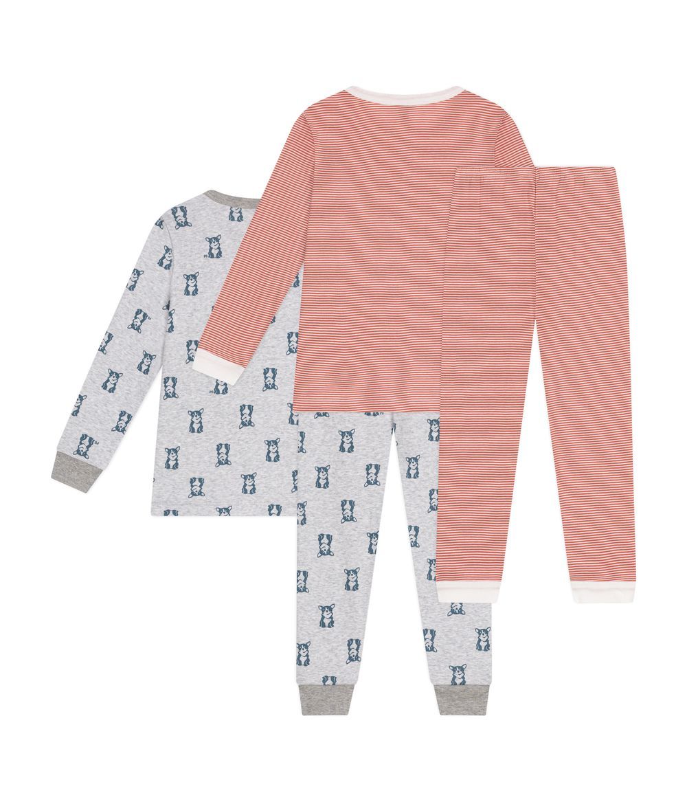 Petit Bateau - Cotton Pyjamas - 2 Sets - 4 Pcs