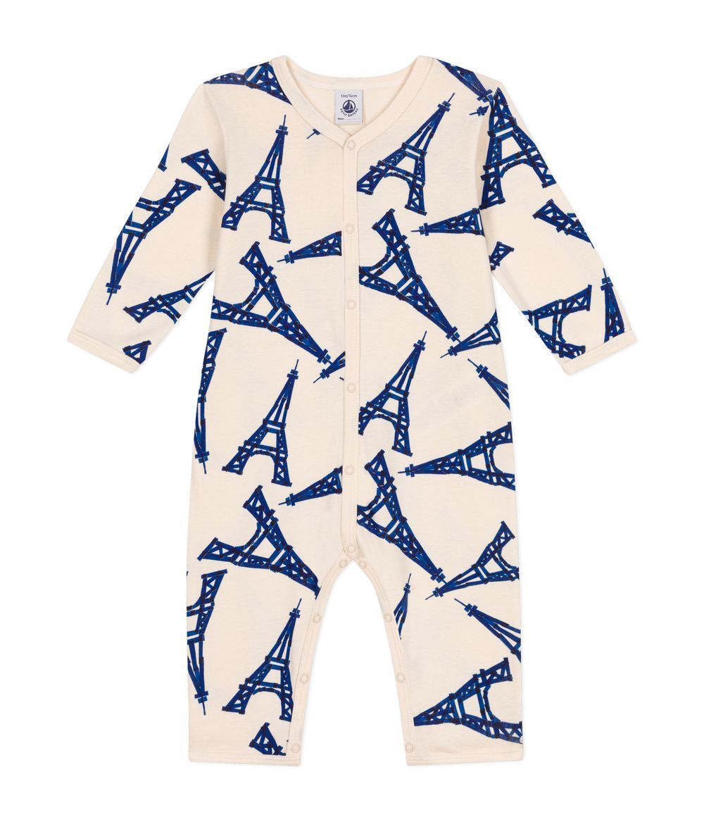 Petit Bateau - Babies' Cotton Paris Themed Pyjamas