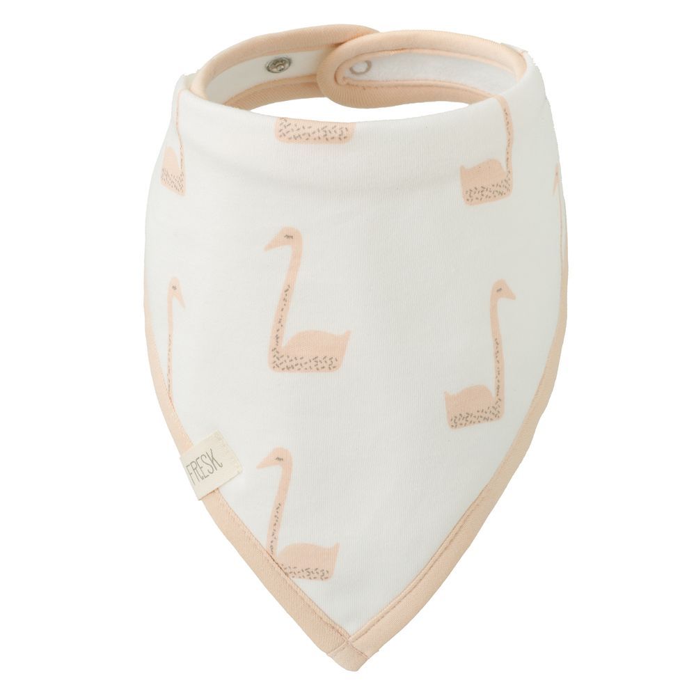 Fresk - Bandana Bib - Swan Pale Peach