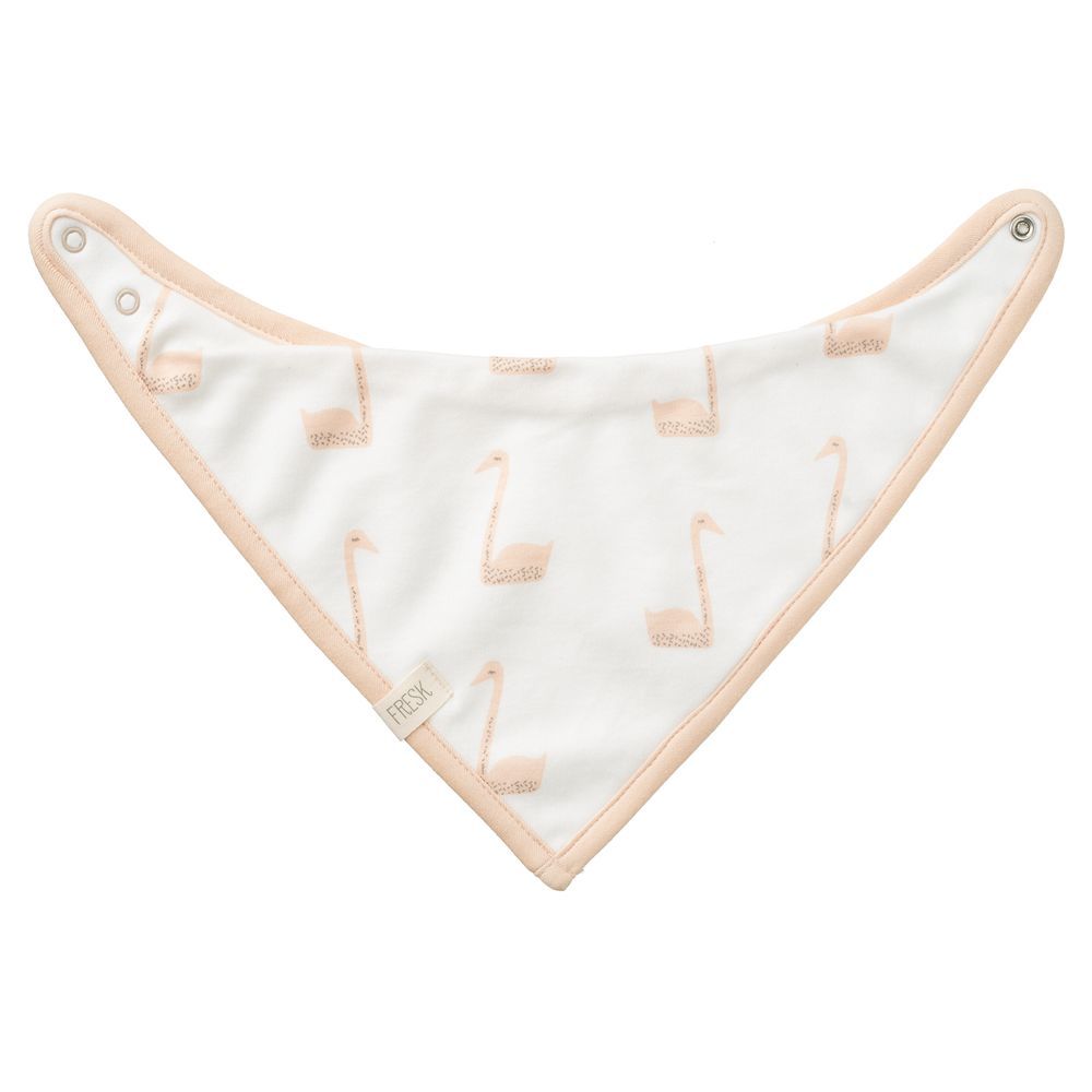 Fresk - Bandana Bib - Swan Pale Peach