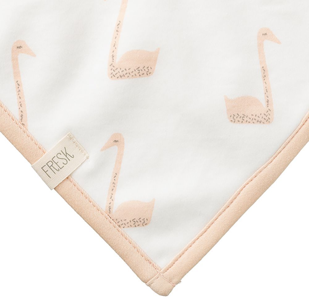 Fresk - Bandana Bib - Swan Pale Peach