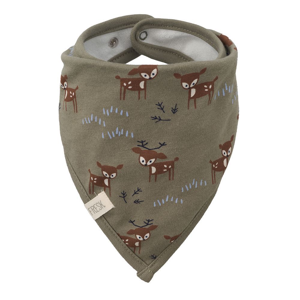 Fresk - Bandana Bib - Deer Olive