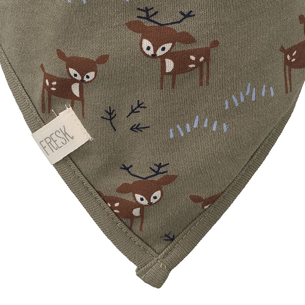 Fresk - Bandana Bib - Deer Olive