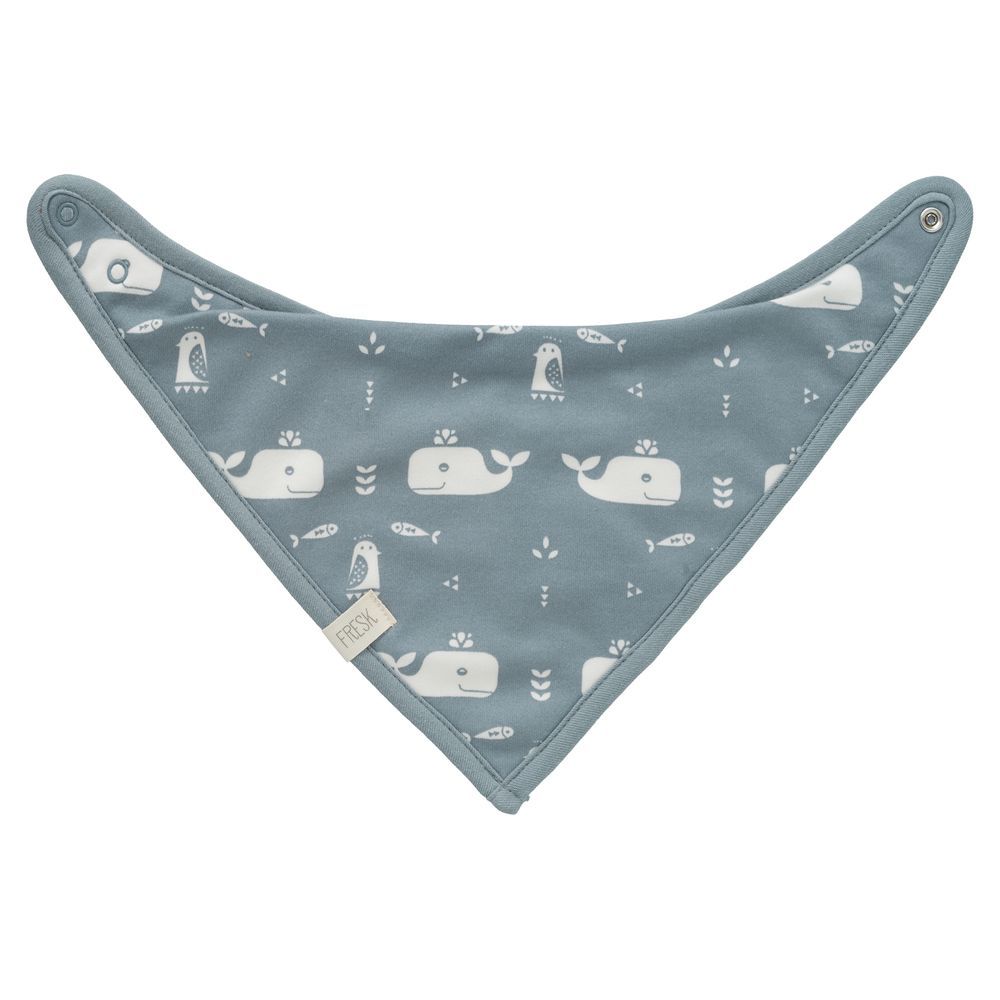 Fresk - Bandana Bib - Whale Blue Fog