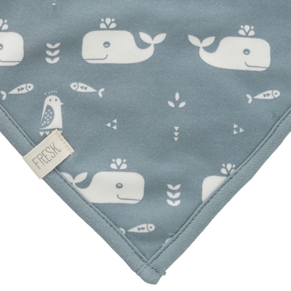 Fresk - Bandana Bib - Whale Blue Fog