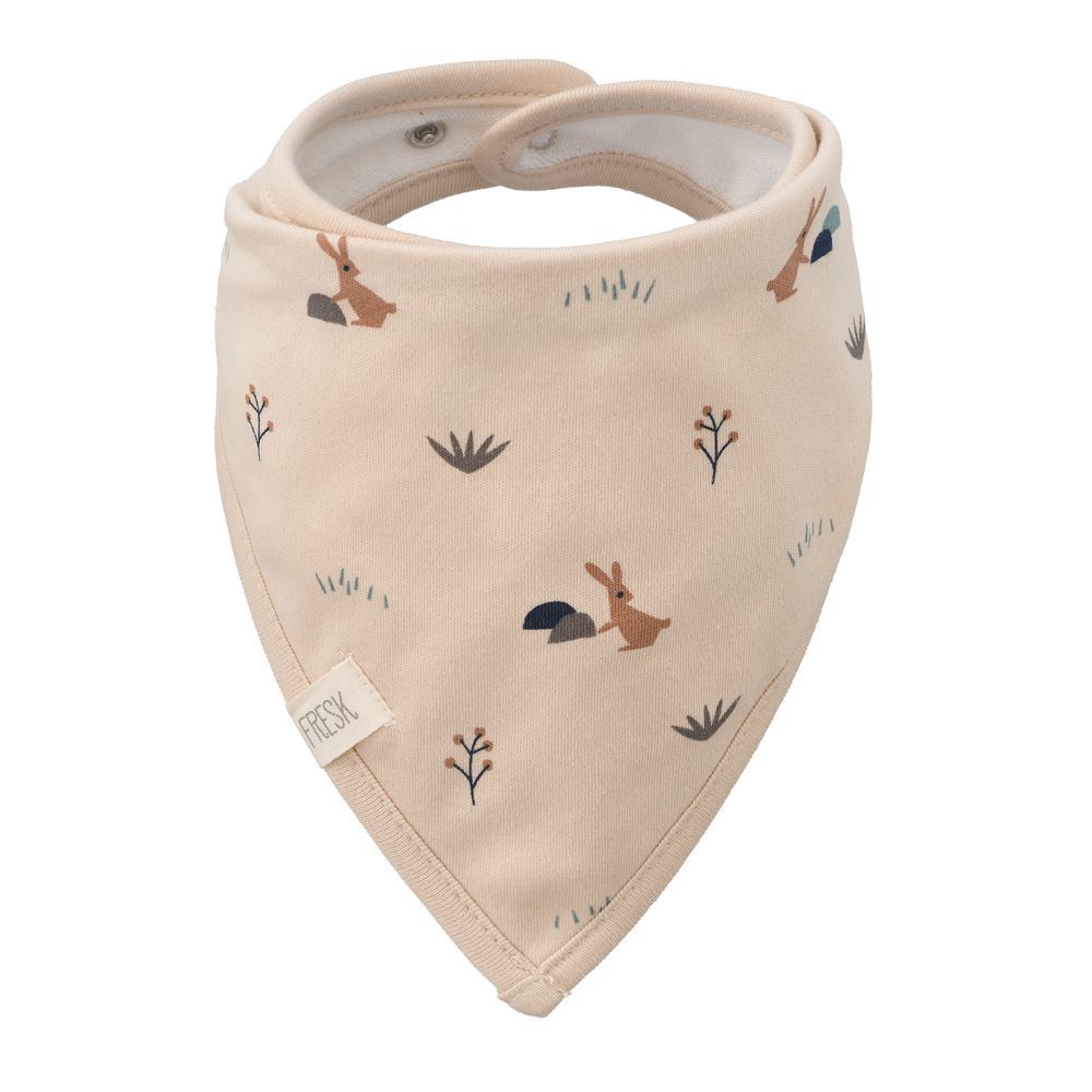 Fresk - Bandana Bib - Rabbit Sandshell