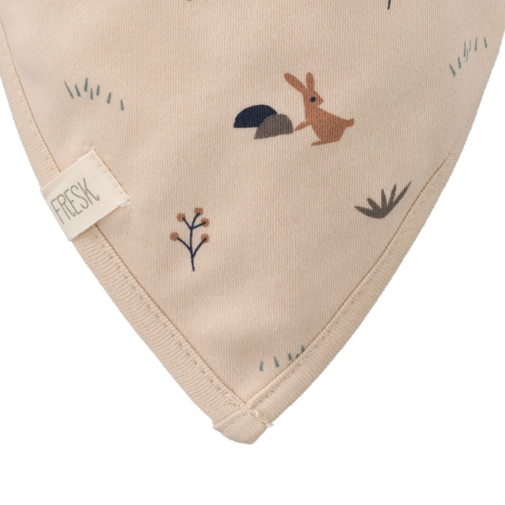 Fresk - Bandana Bib - Rabbit Sandshell