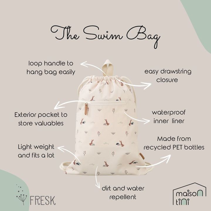 Fresk - Swim Bag - Rabbit - Sandshell