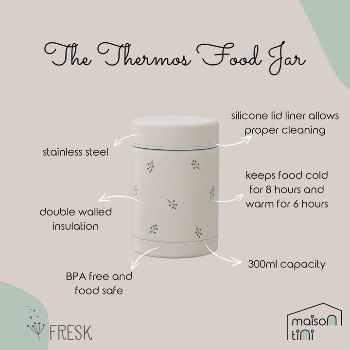 Fresk - Thermos Food Jar - Berries - 300 ml