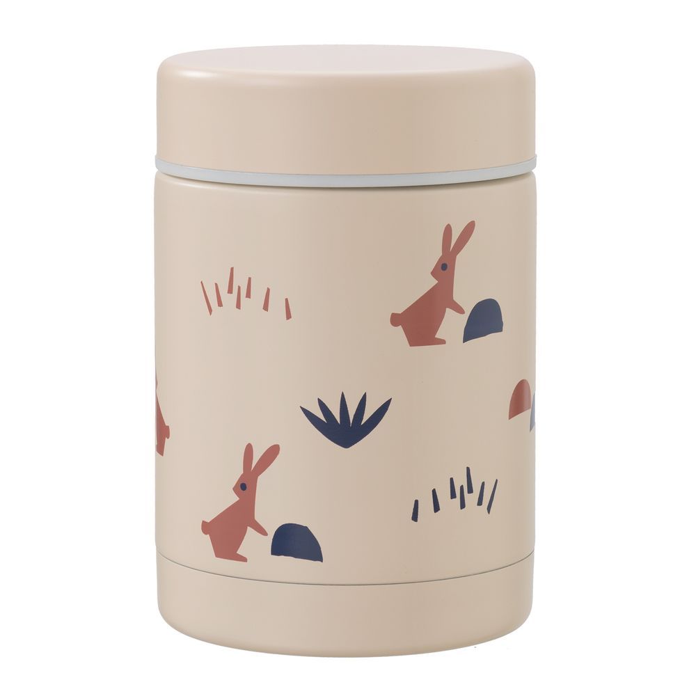 Fresk - Food Jar Duo - Indigo Dots and Rabbit - 2 Pcs