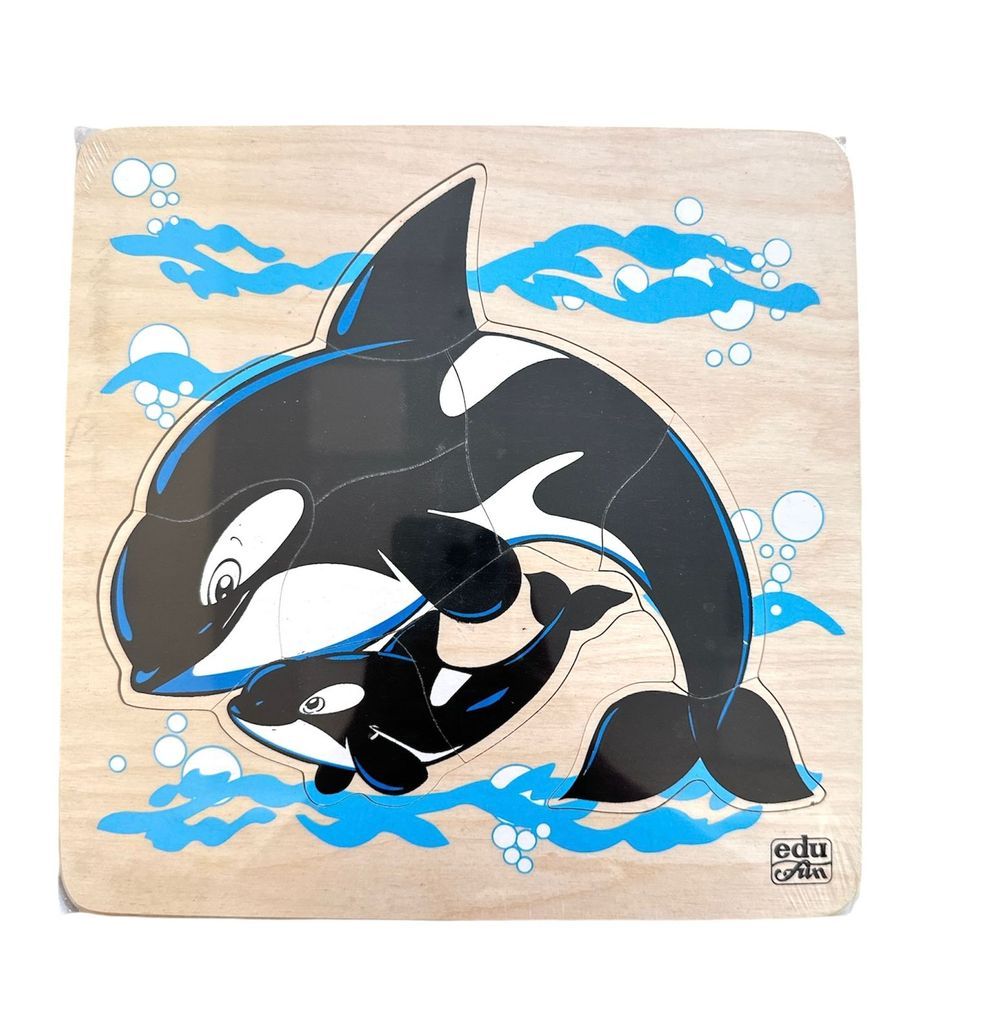 Edu Fun - Animal & Baby Puzzle - Whale