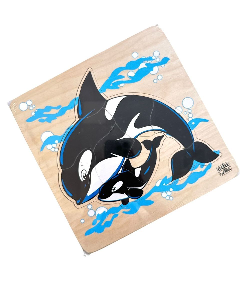 Edu Fun - Animal & Baby Puzzle - Whale