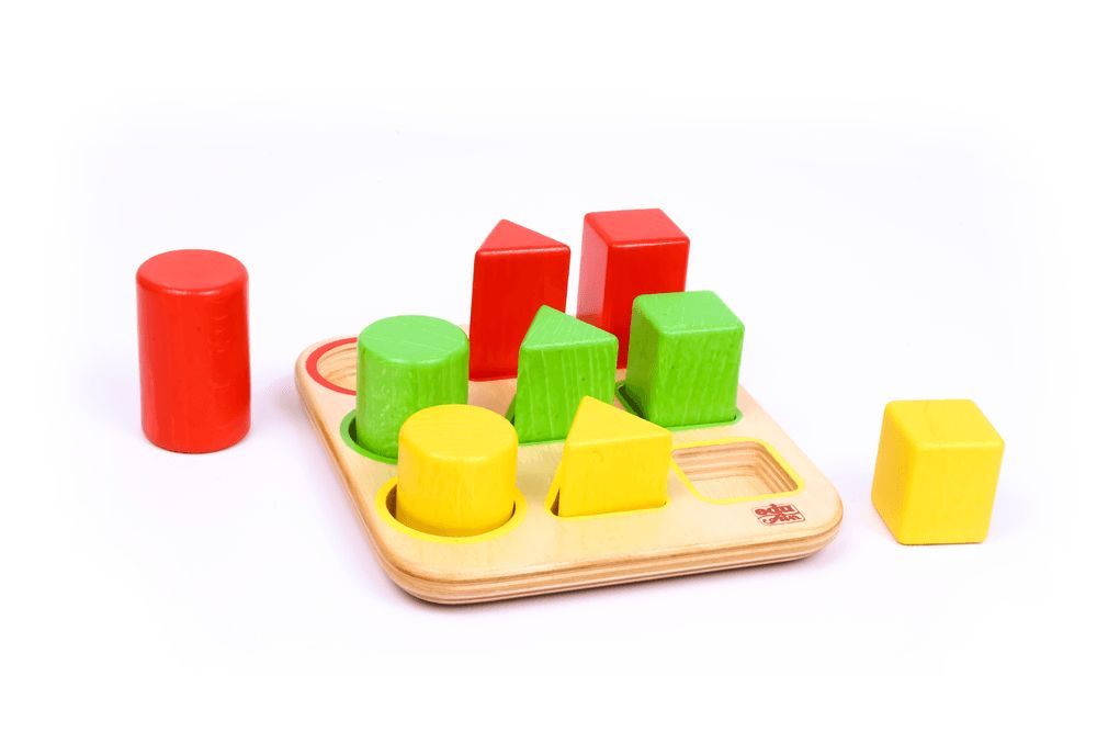 Edu Fun - Toddler Grading Shapes Early Learning Toy - 9pcs