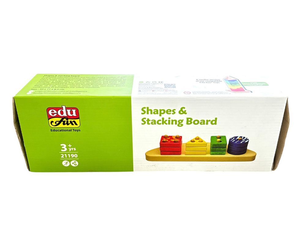 Edu Fun - Shapes & Stacking Board