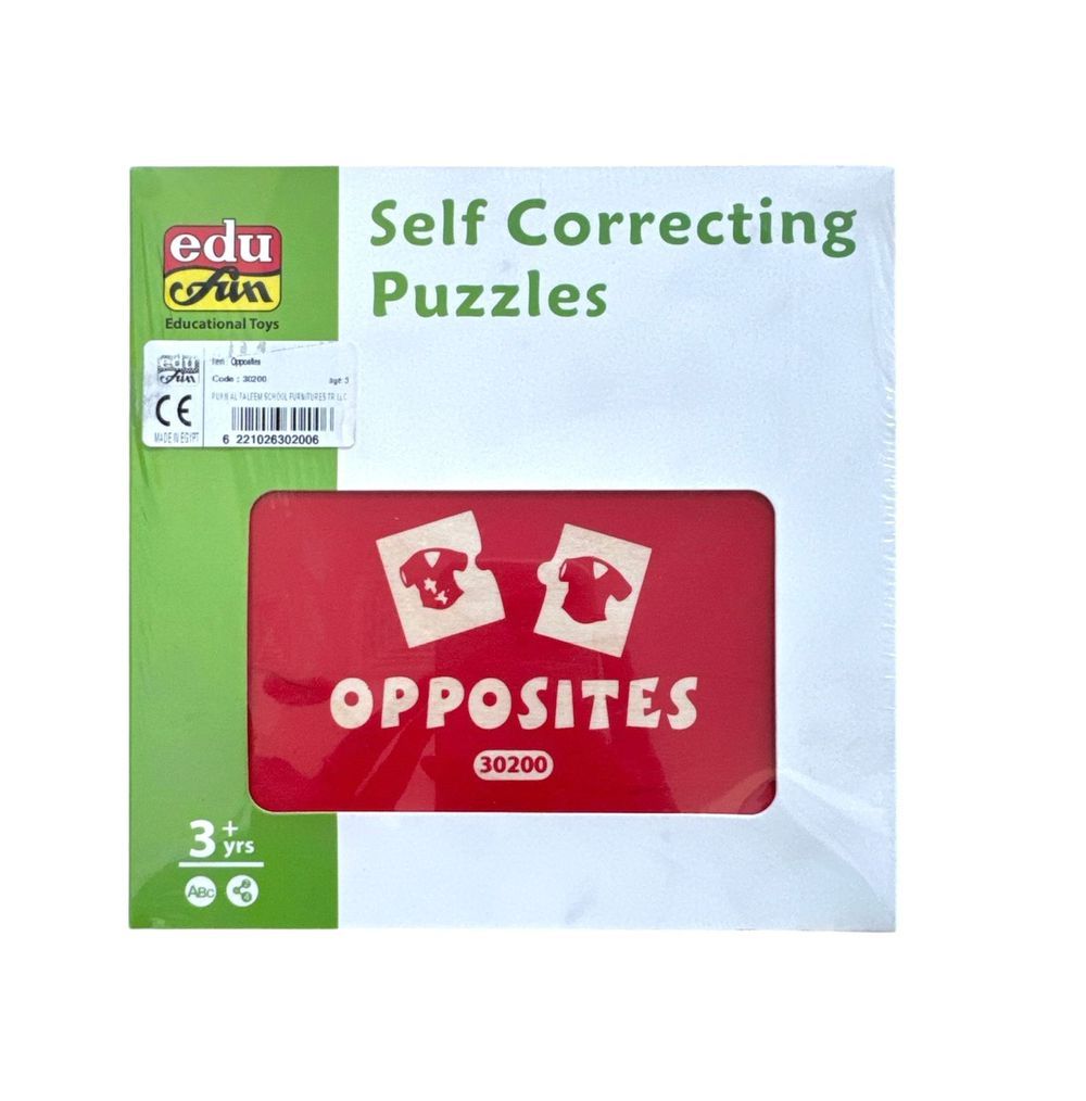 Edu Fun - Self Correcting Puzzles - Opposites