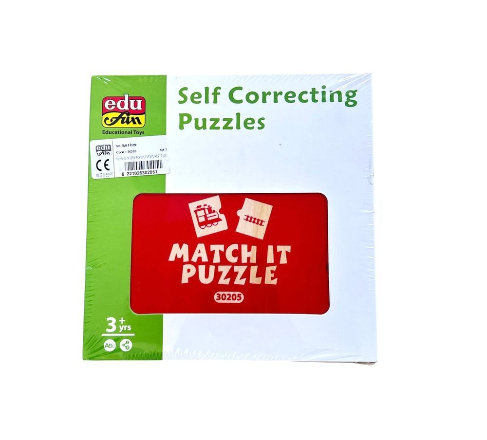 Edu Fun - Self Correcting Puzzles - Match It Puzzle