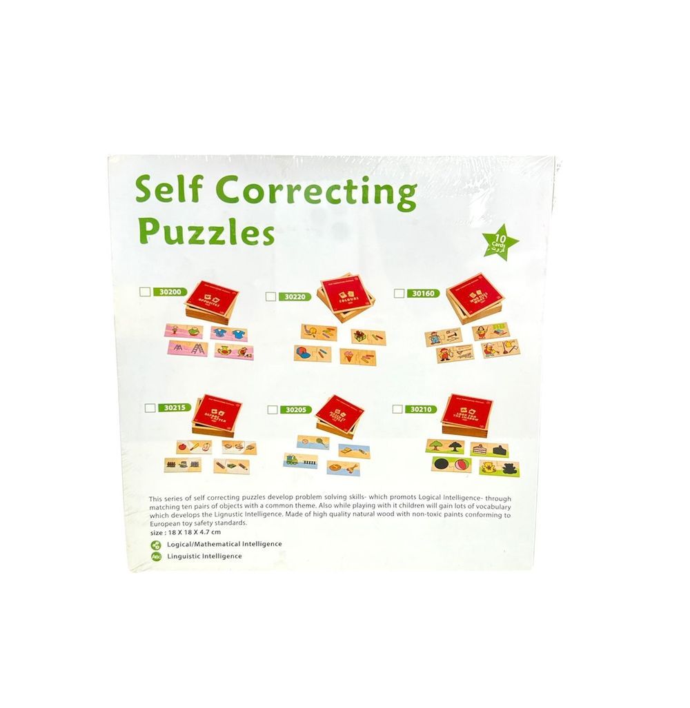 Edu Fun - Self Correcting Puzzles - Match It Puzzle