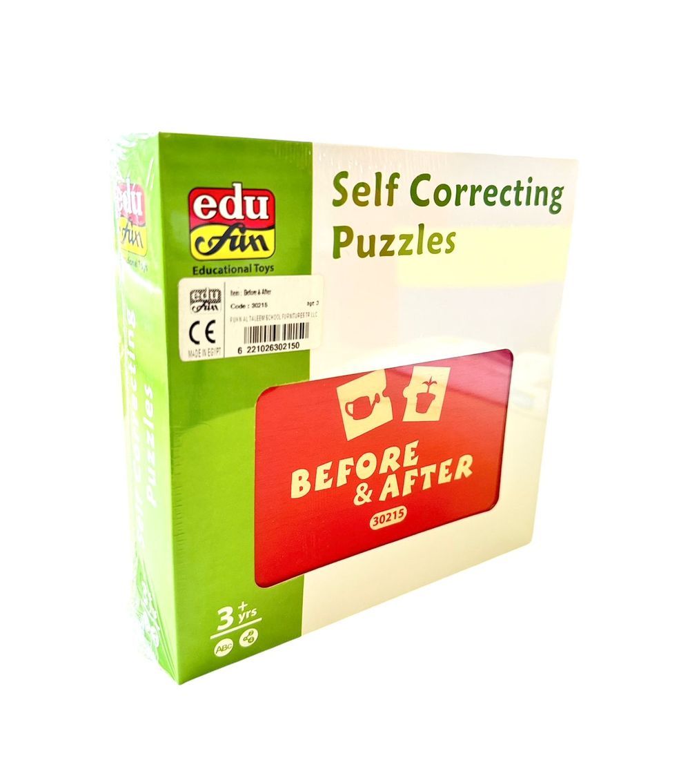 Edu Fun - Self Correcting Puzzles - Before & After