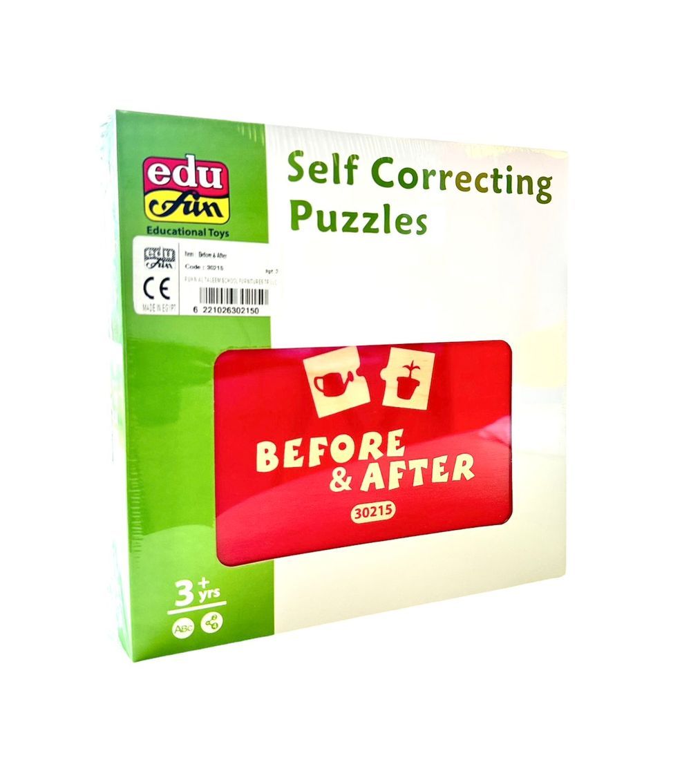 Edu Fun - Self Correcting Puzzles - Before & After