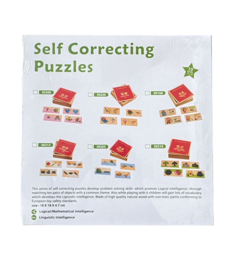 Edu Fun - Self Correcting Puzzles - Before & After