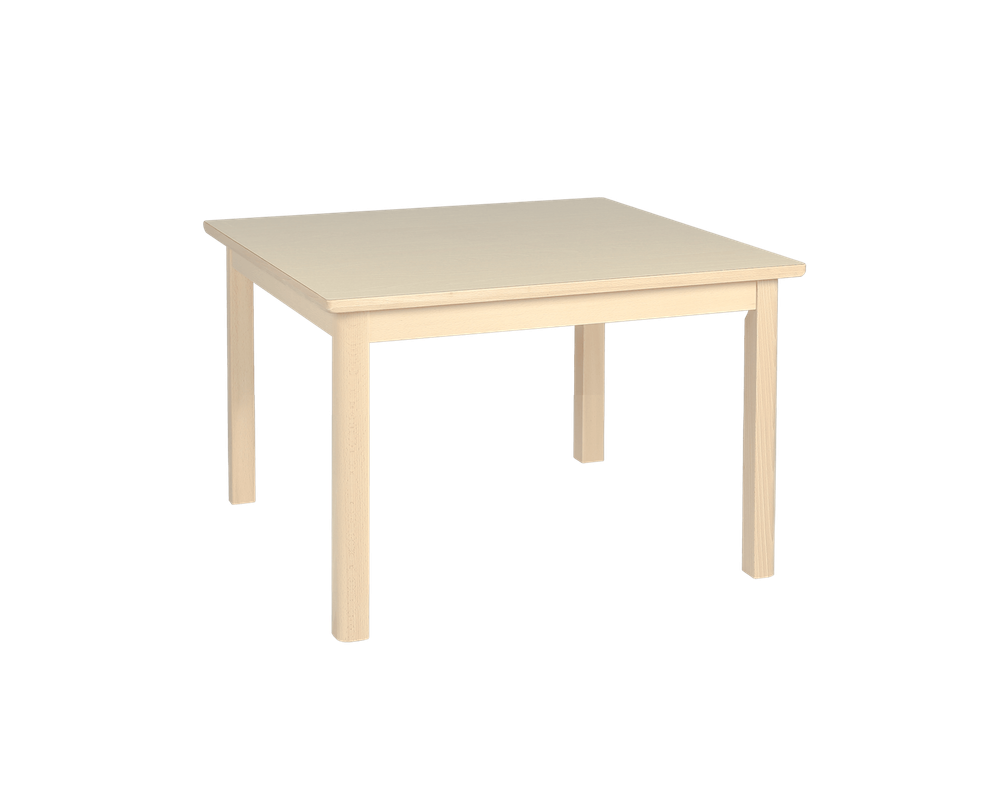 Edu Fun - Elegance Square Table With 4 Legs Set - 53 cm