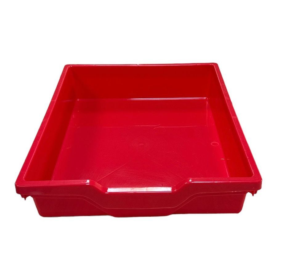 Edu Fun - School Storage Educational Tray - Red Crimson 38