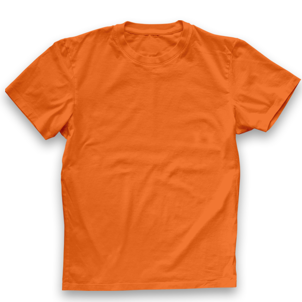 Twinkle Hands - Unisex Short Sleeve Cotton T-shirt Pack Of 3 - Orange