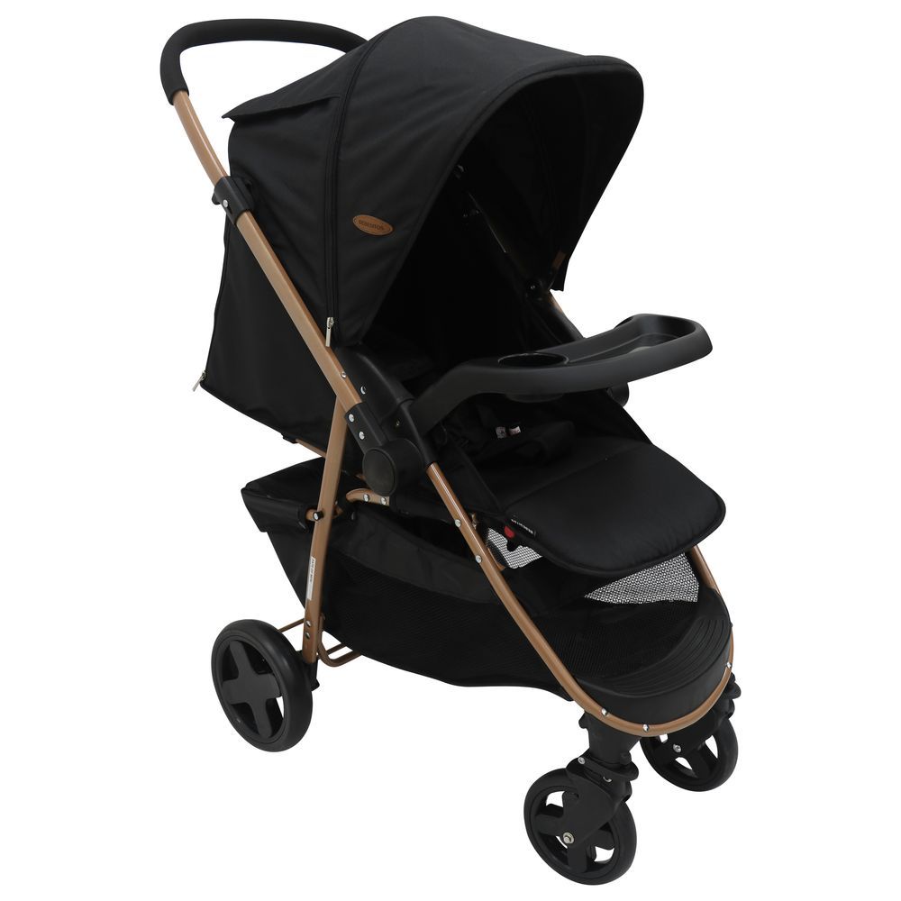 Bebesitos - Dualview Reversible Travel System With Newborn Car Seat - Black