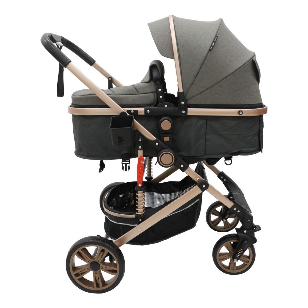 Bebesitos - Litemove 3-In-1 Reversible Newborn Stroller Pram - Grey