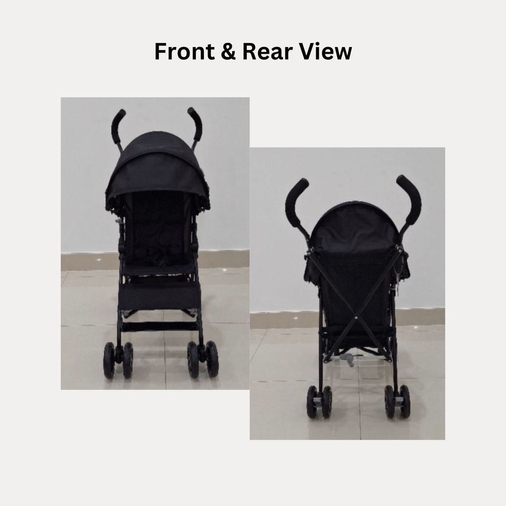 Bebesitos - Lightweight Umbrella Stroller For Daily Use - Black