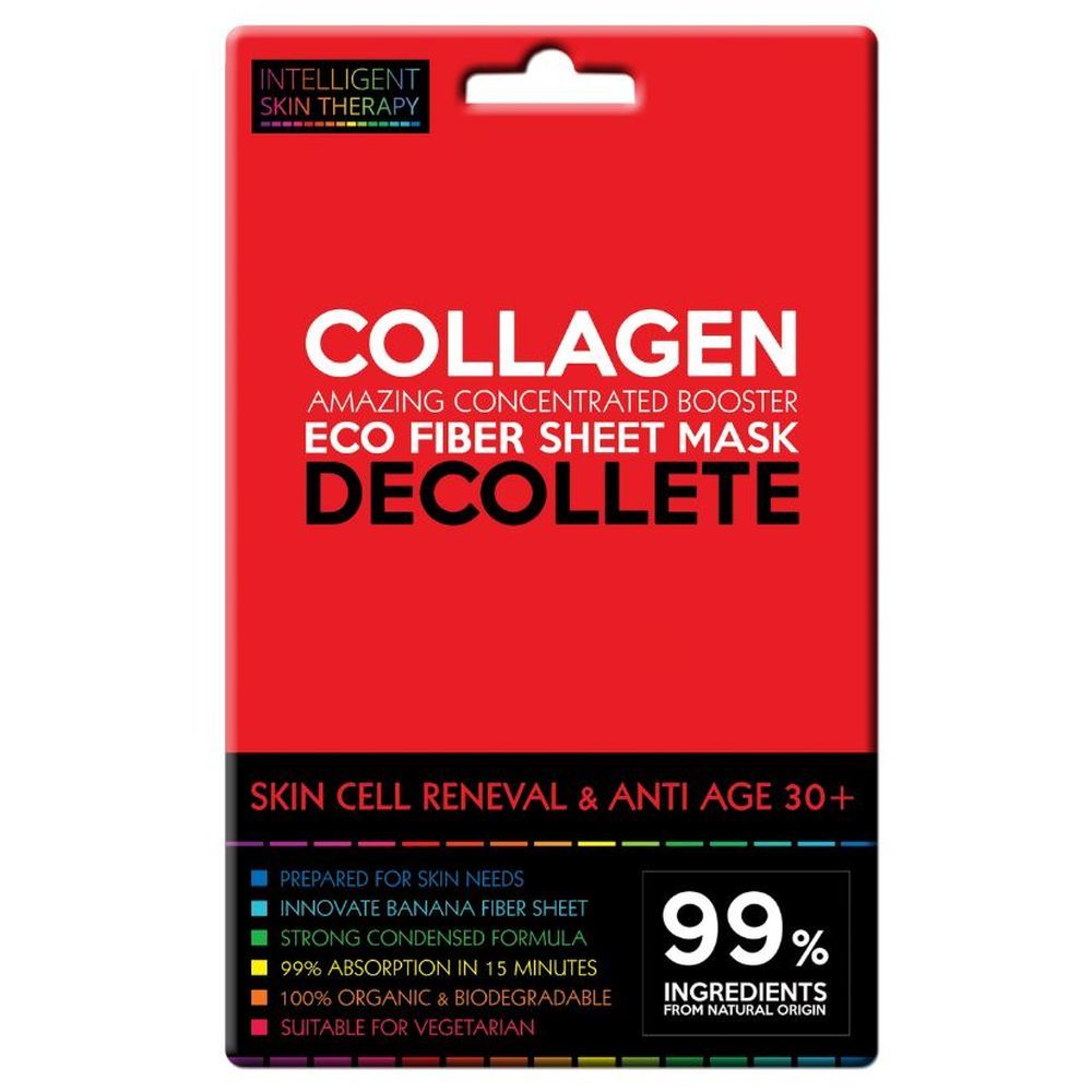 Intelligent Skin Therapy - Collagen Eco Fiber Decollate Sheet Mask 