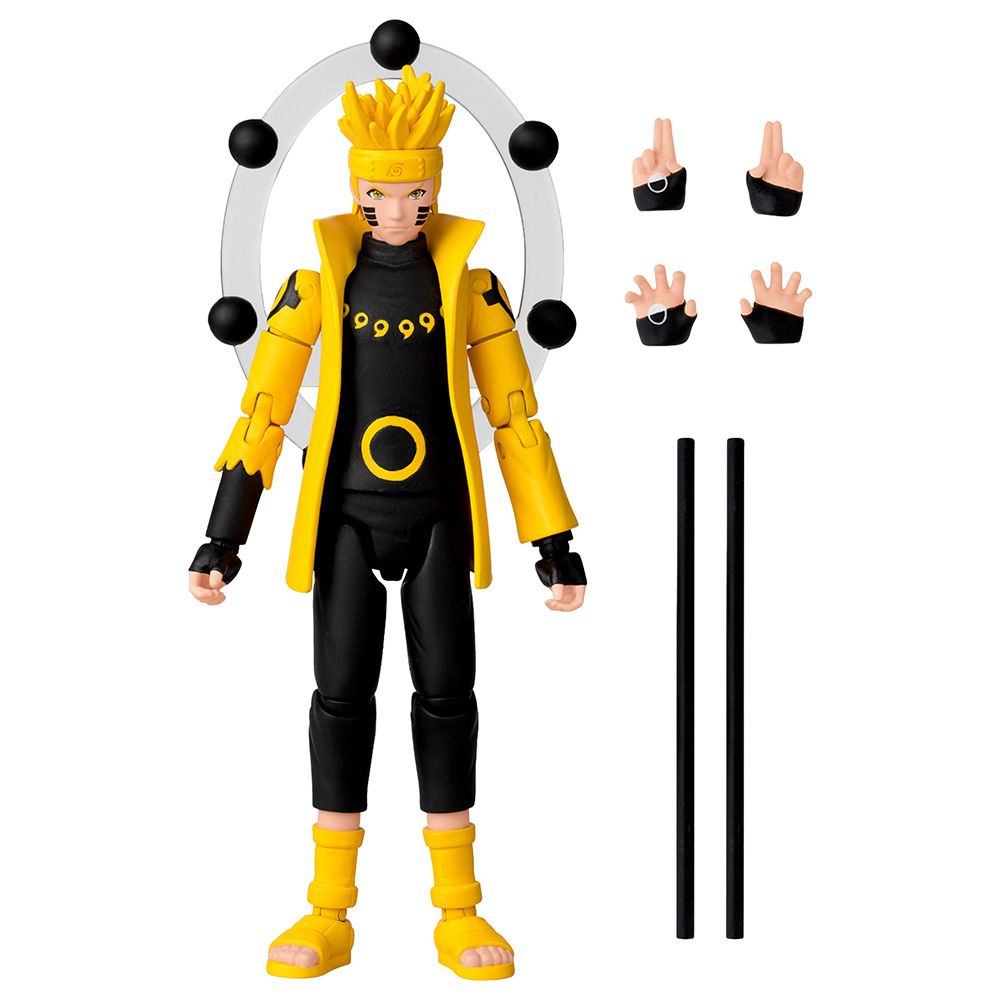 Bandai - Anime Heroes Naruto Uzumaki Naruto Sage Figure - 6.5-Inch