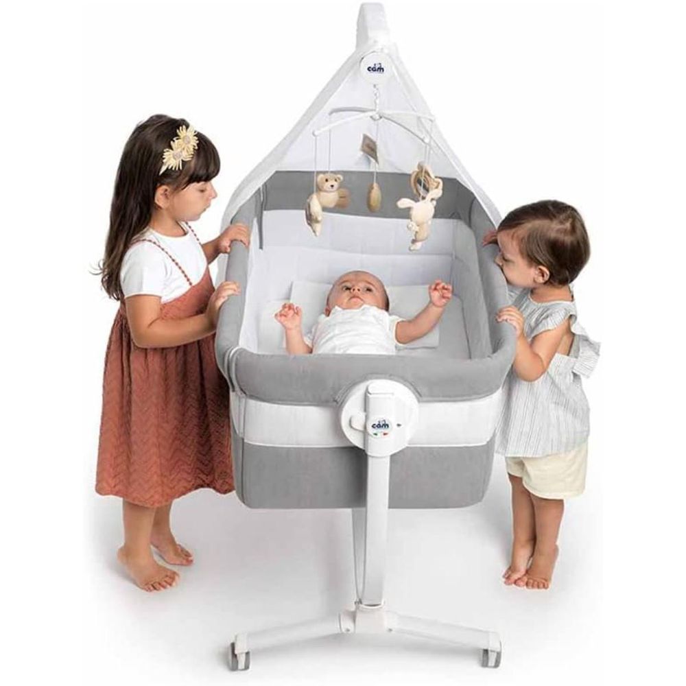 Cam - Textile Kit for Cullami Cradle - White/Brown - 3pcs