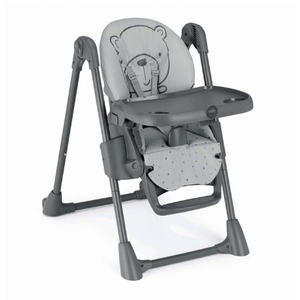 Cam - Pappananna High Chair - Teddy/Grey