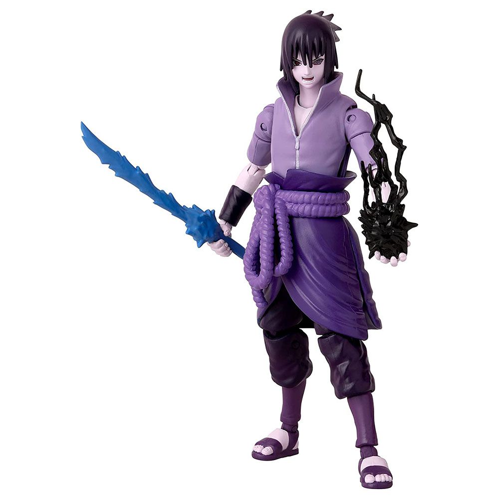 Bandai - Anime Heroes Naruto Uchiha Sasuke Figure - 6.5-Inch