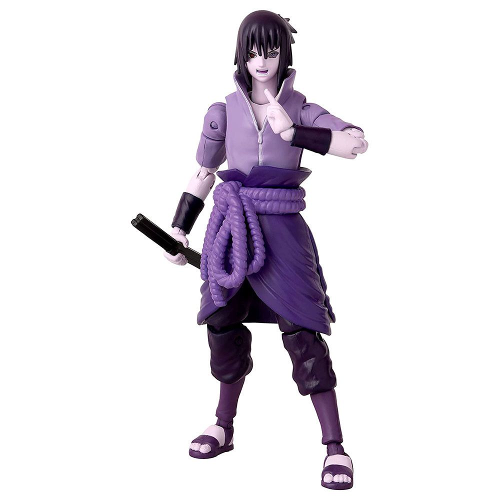 Bandai - Anime Heroes Naruto Uchiha Sasuke Figure - 6.5-Inch