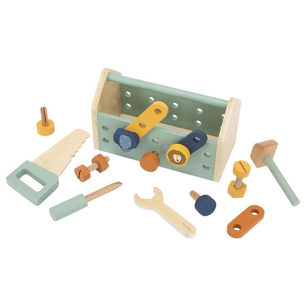 Trixie - Wooden Toolbox - Mint